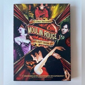 2001 Moulin Rouge DVD Starring Nicole Kidman 2 Disc Set Great Condition